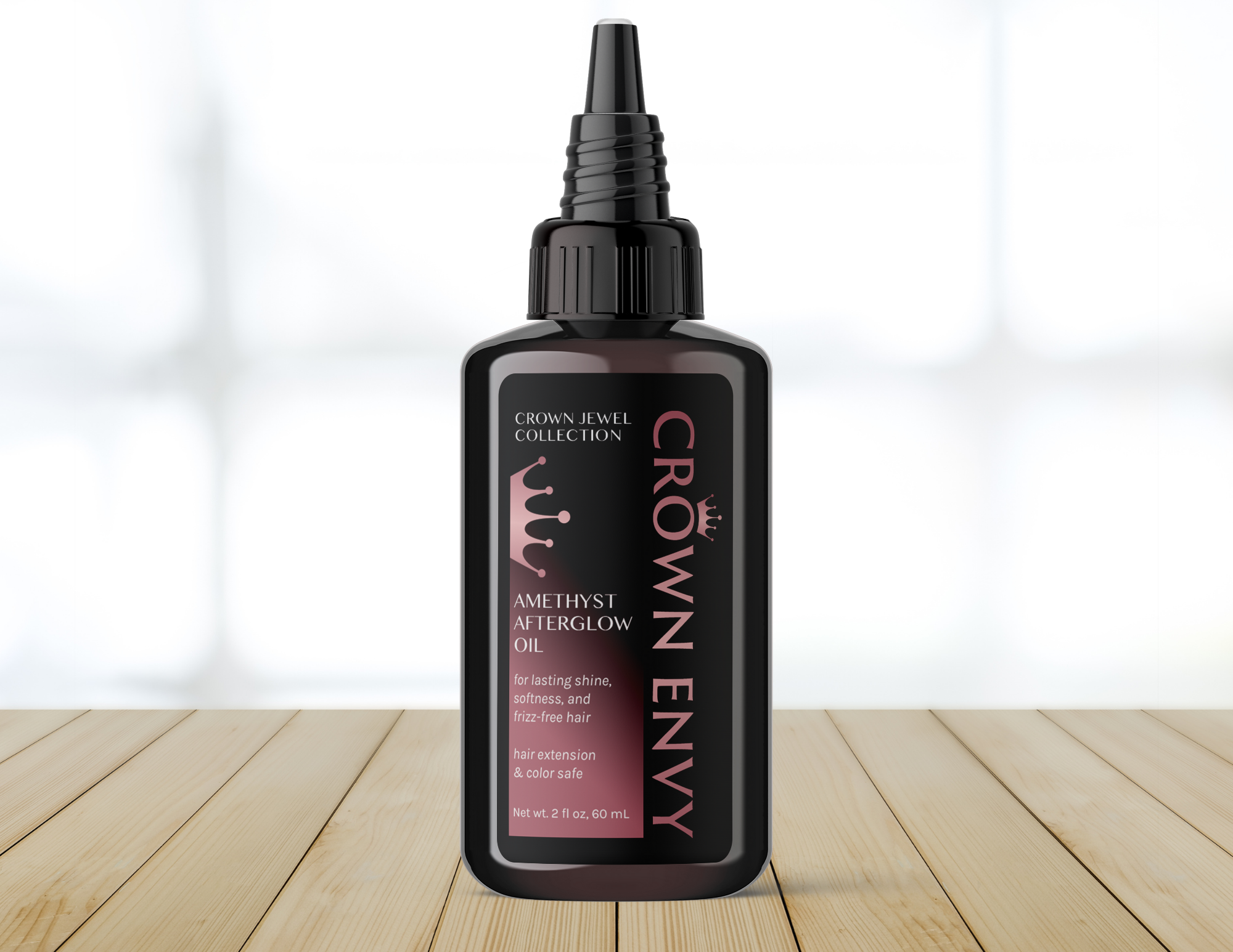 Amethyst Afterglow Oil – Shine, Smooth & Heat Protect